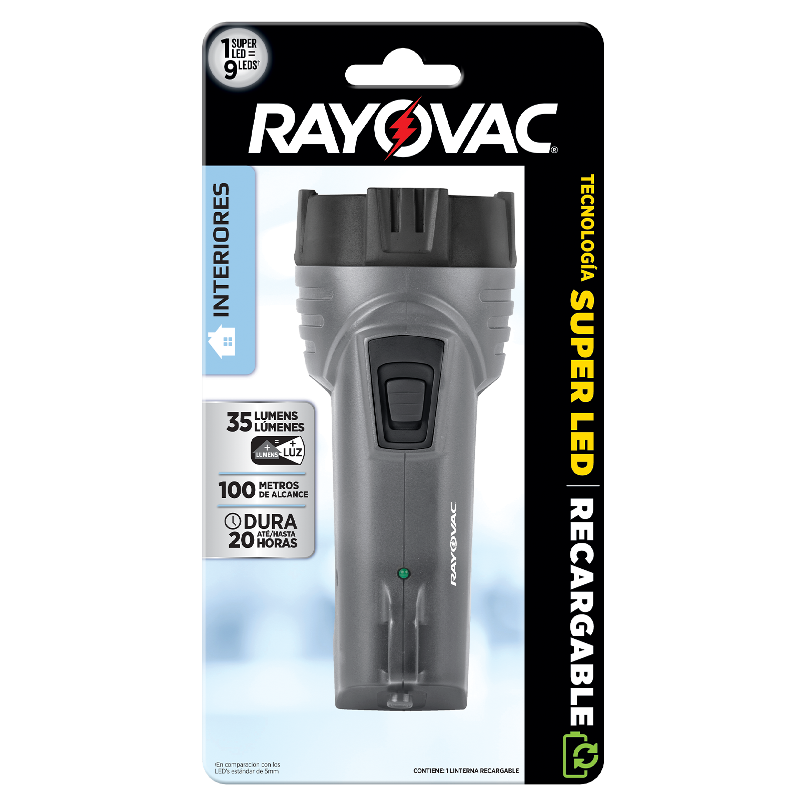 Rayovac SUPER LED MINI RECARGABLE