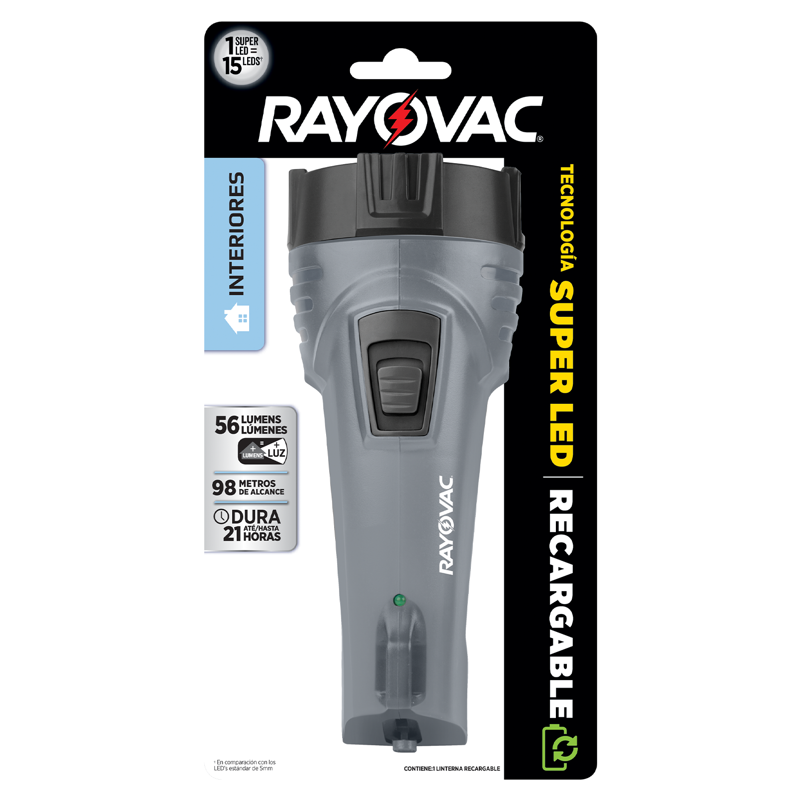 Rayovac SUPER LED RECARGABLE