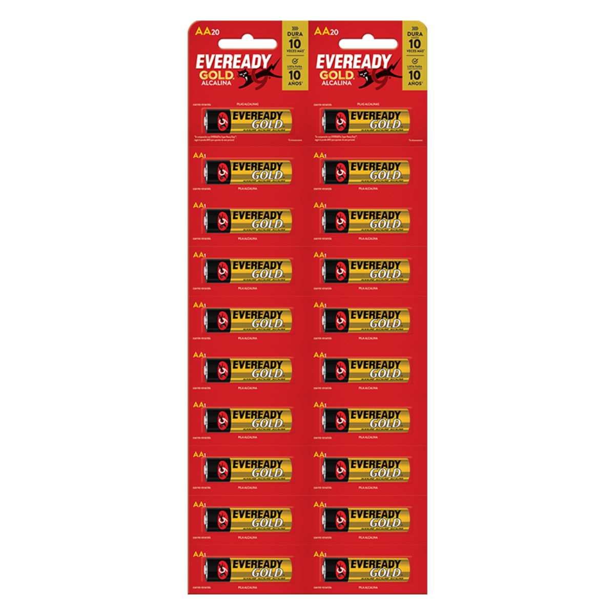 Eveready Gold AAX20 (TIRA)